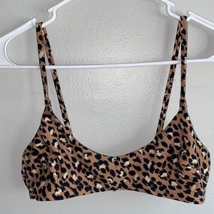 COPY - 🐆 Leopard Bikini Top Aerie Small